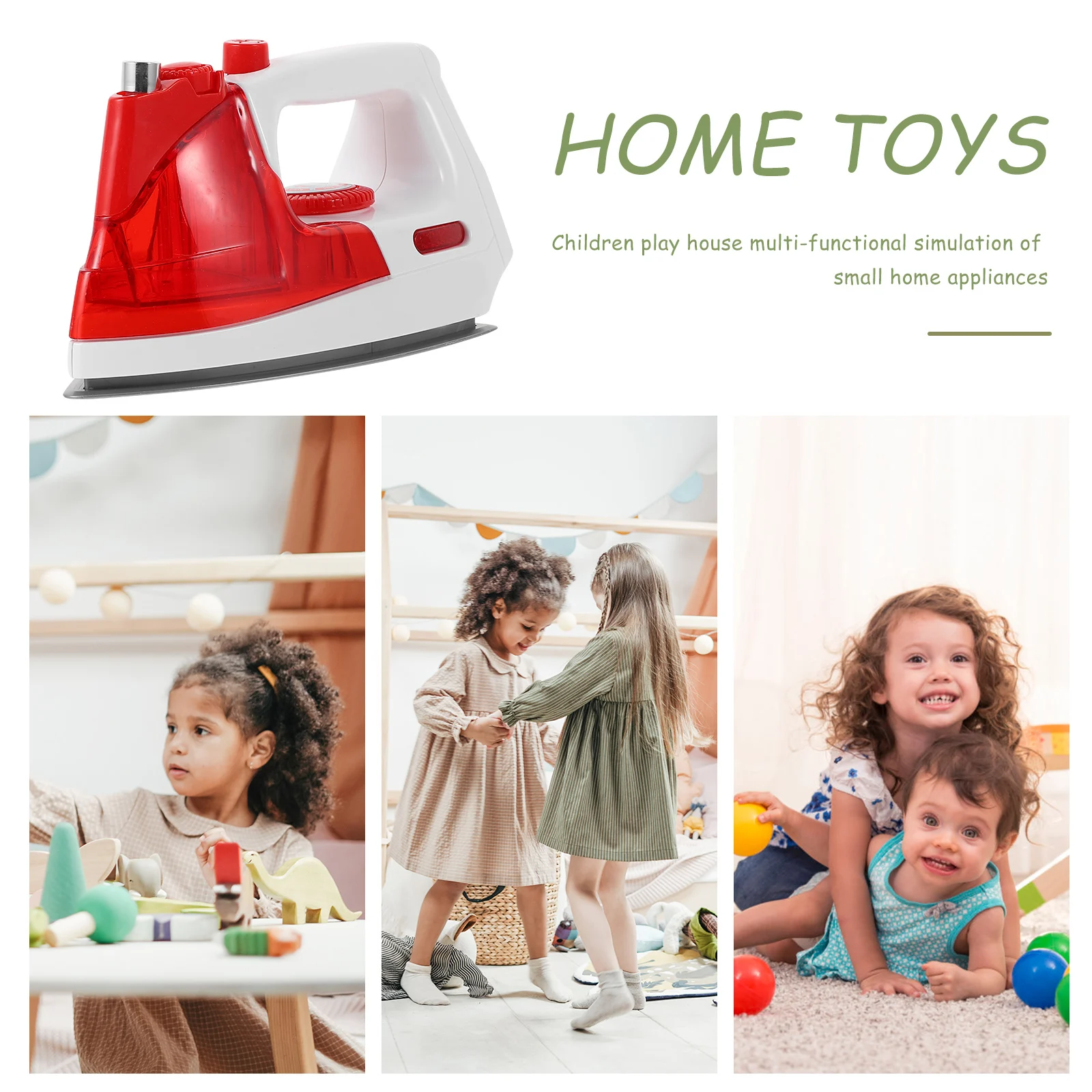 1pc Simulation fer électrique appareil ménager jouet pour enfants sûr jeu de rôle éducatif enfants cuisine semblant jouer