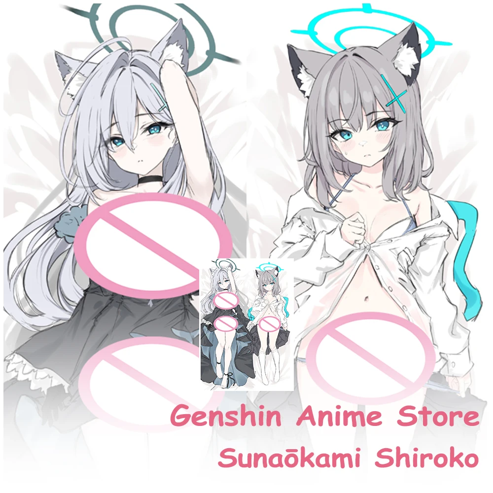 

Аниме Синий Архив Sunaokami Shiroko Body Dakimakura наволочка реквизит для косплея двусторонняя подушка с принтом чехлы для подушек
