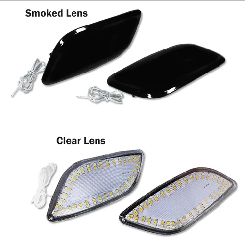 Imagen 2 del producto Luces LED ámbar de doble color para coche, indicador lateral delantero, luces de señal de giro con DRL blanco/luces de conducción para Subaru Impreza RS TS WRX 2002 2003