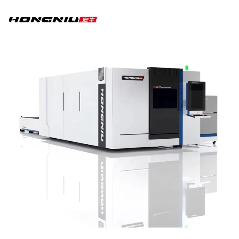 HN Las er Brand 4KW 6KW Advanced Technology Metal Cut ting Machine Las er With Protective Cover