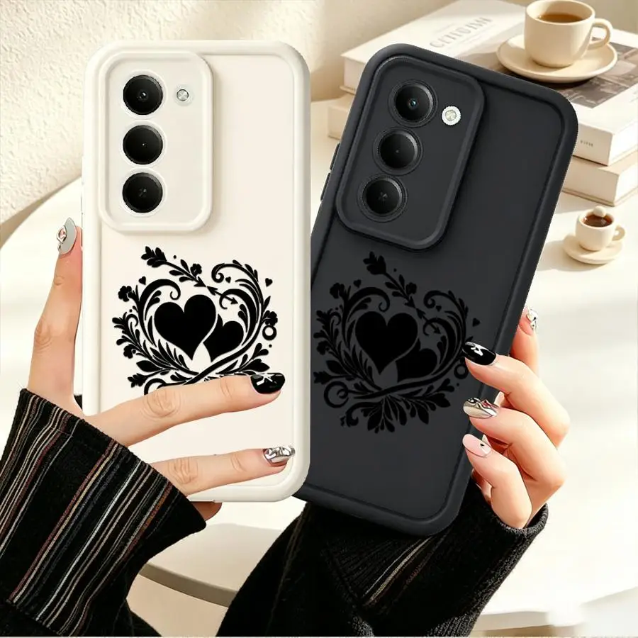 Case for Samsung Galaxy A51 A73 A26 A32 A23 A15 A16 A34 A71 A72 A12 A13 A35 A36 A53 A54 A56 Phone Cover Laurel Heart