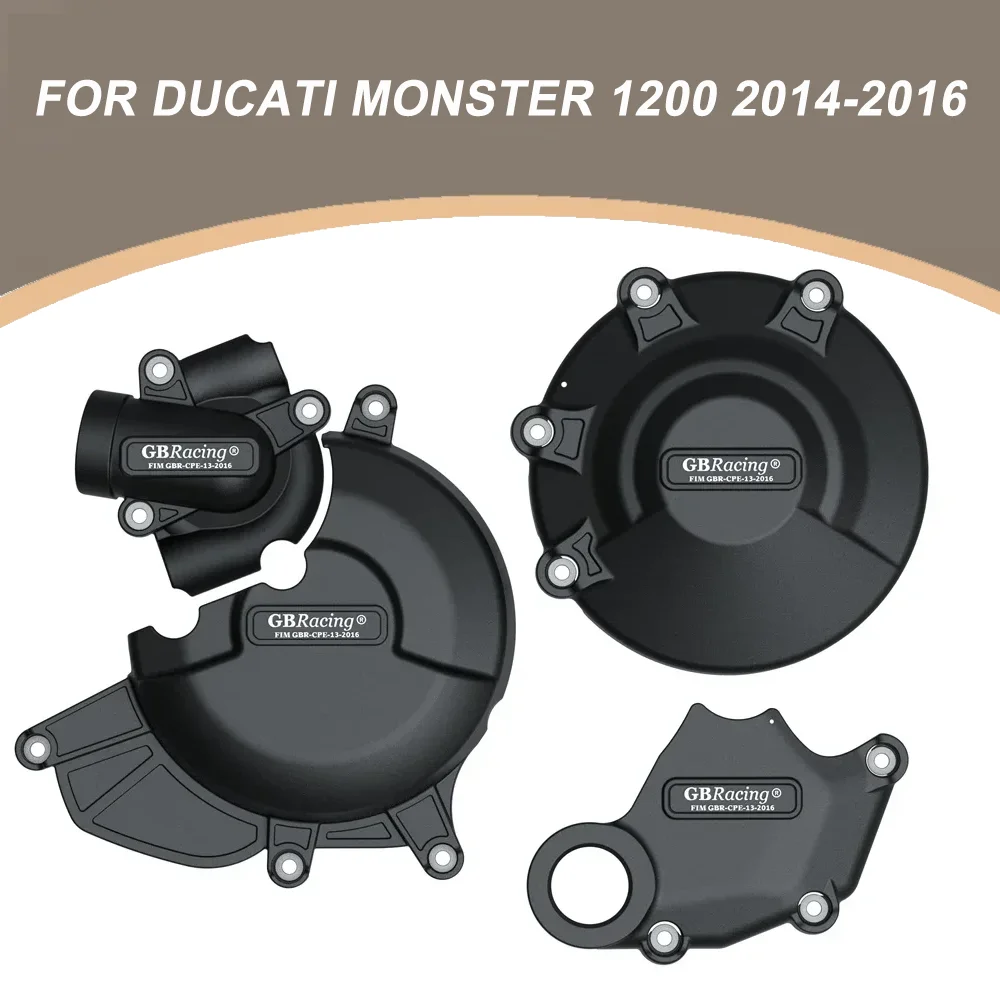 

Motorcycles Engine cover Protection case For DUCATI MONSTER 1200 2014 2015 2016 Engine Covers Protectors