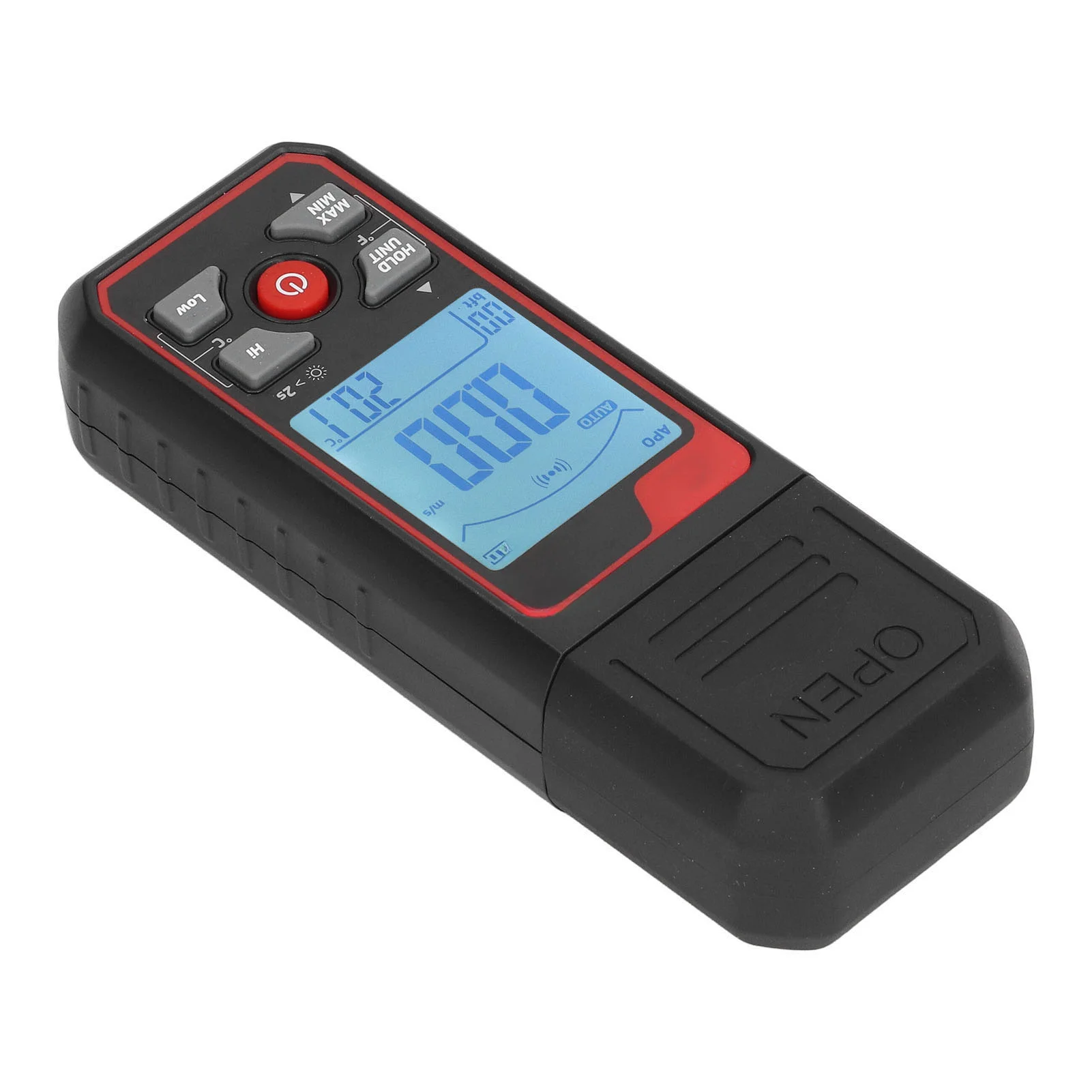 TA641B Portable Anemometer for Airflow Measurement Supports Max Min Avg Real Time Hold and Auto Shutdown Feature