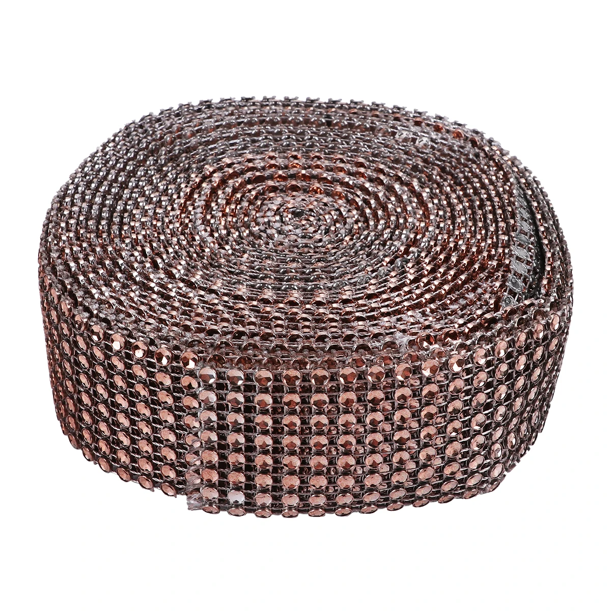 

Hollow Mesh Ribbon Rhinestone Bling Party Decoration Cake naments Flexible Craft Diamond Wrap Roll Material Elastic B