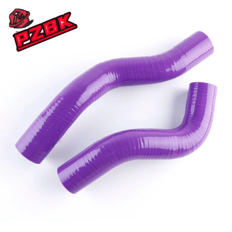 2PCS For Toyota Landcruiser HZJ75 HZJ78 HZJ79 Engine Silicone Radiator Hose Pipe Kit