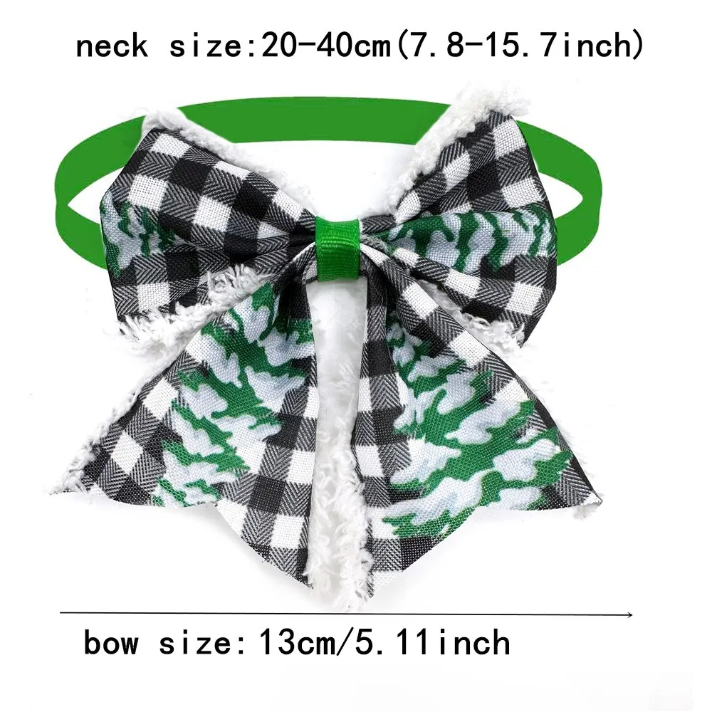 50pcs Pet Supplies Christmas Dog Pets Bowties Plush Bows Adjustable Pets Supplies Dog Grooming Product Dog Bow Tie Neckties