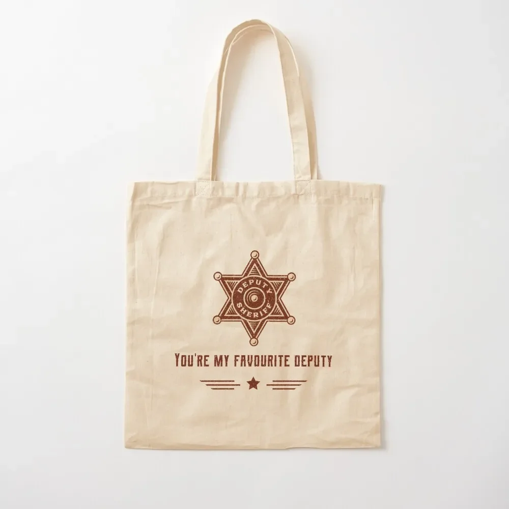 Toy Story Woody Deputy Sheriff Badge Tote Bag shoping bag large size bags Handbags bags luxury women Tote Bag