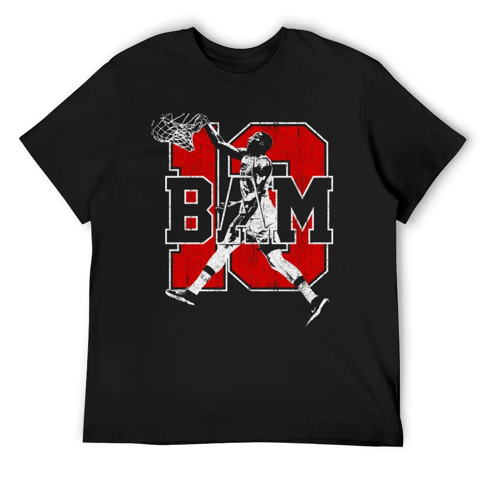 Bam Adebayo 13 Fire T-Shirt graphic shirts anime t shirts customizeds quick drying men tshirt