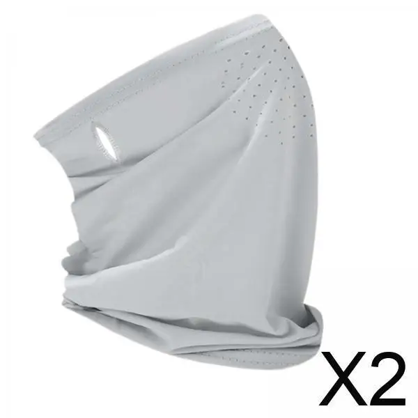 Breathable Sun Protection Face Cover Mask Women Cooling Neck Gaiter Scarf Thin Lightweight for Summer Running