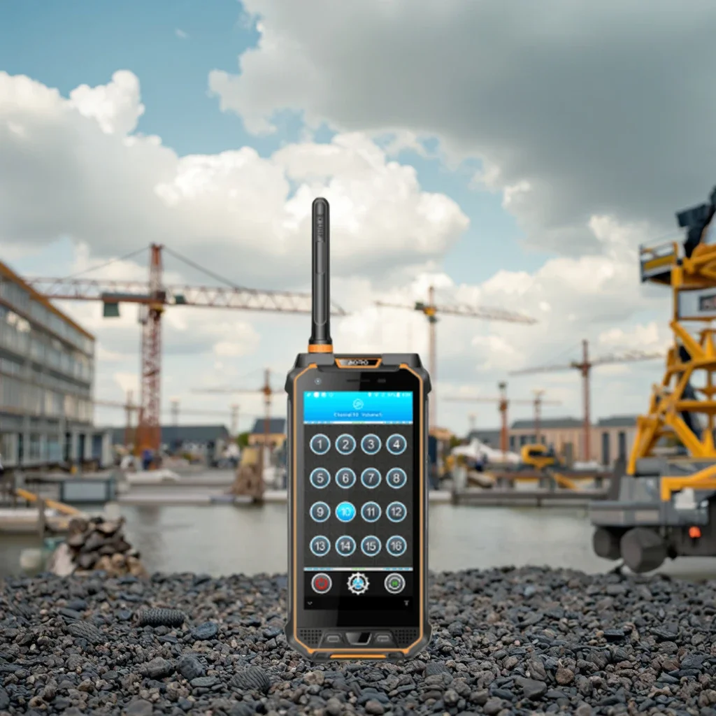 High Quality Products AORO M5 Portable 6GB+128GB Android Radio Waterproof POC DMR UHF Walkie Talkie Mobile Rugged Phone