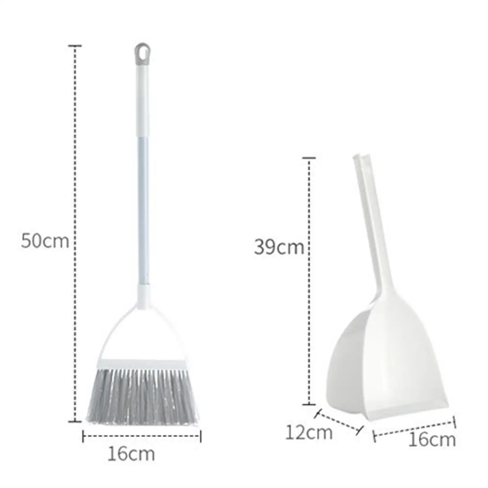 Vassoura pequena e Dustpan Limpeza Set, Toddlers Brinquedos, Presente Kids