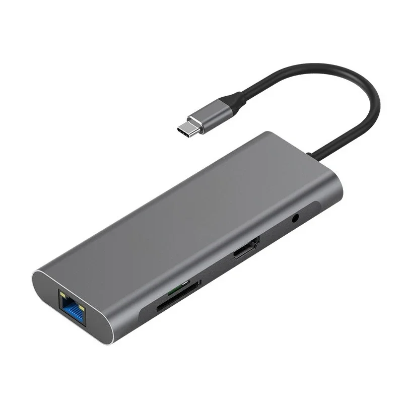 

Typec docking station HDMI 4K high definition Gigabit network port, converter docking station