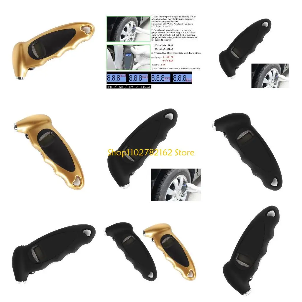 

547B Digital Tire Pressure Gauge with Large LCD Display Accurate Tire Air Pressure Checks Tire Pressure Test for Car Trucks