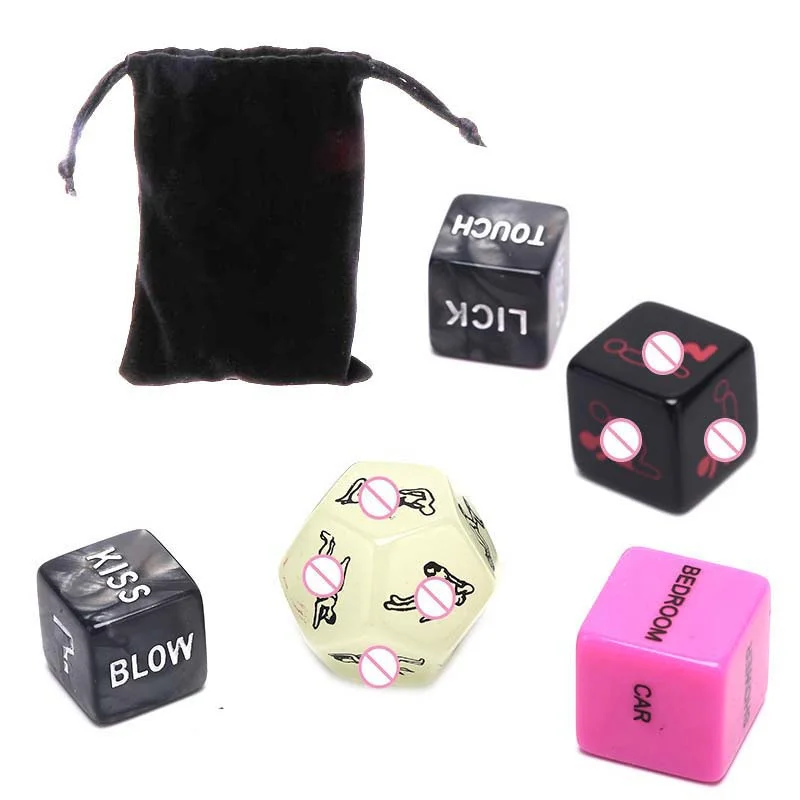 12 Sides Exotic Luminous Sex Dice Toys for Couples Adults Games Romance Love Hunour Flirting Erotic 18 Sexy Shop Couple Gifts