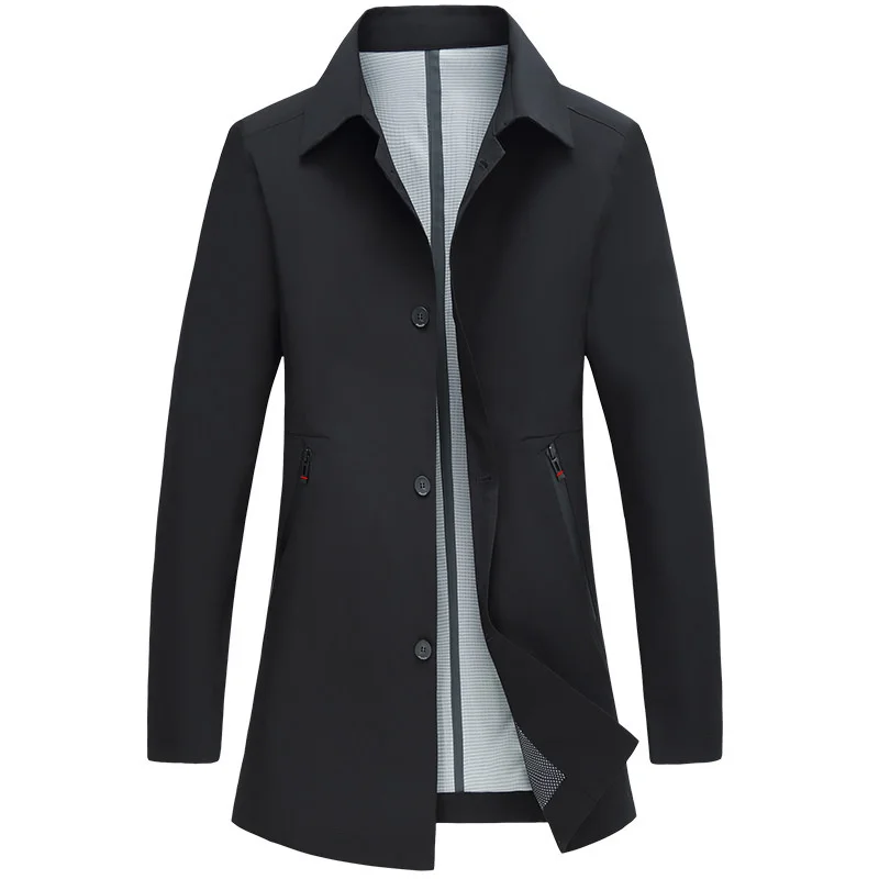 2024 spring new arrival coat high quality wool trench men,men's casual fashion jackets ,plus-size M-4XL