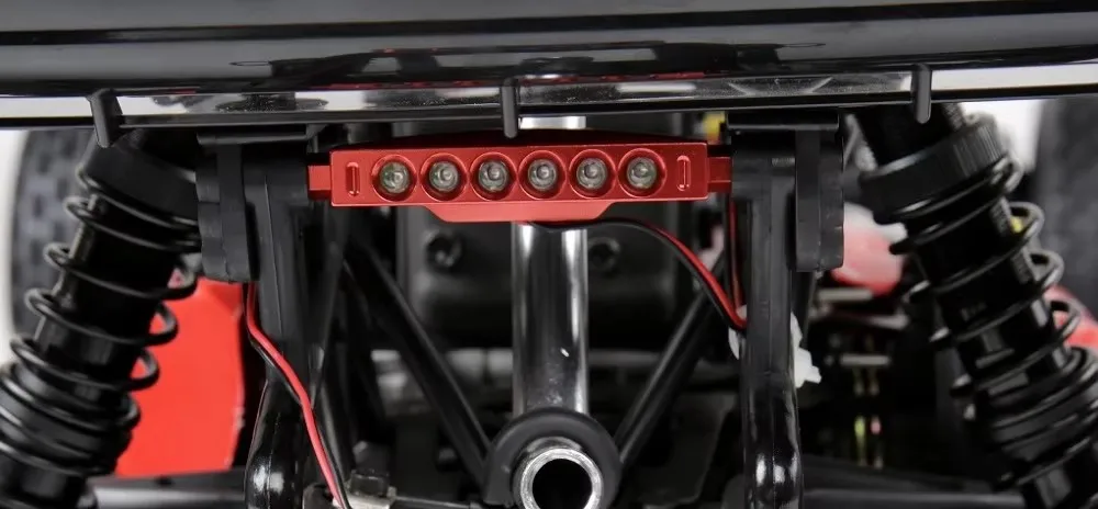 Precyzyjne obróbka CNC, pełny metalowy uchwyt lampy, tylny górny zespół światła tylnego do ROVAN ROFUN KM HPI BAJA 5B 5T 5SC