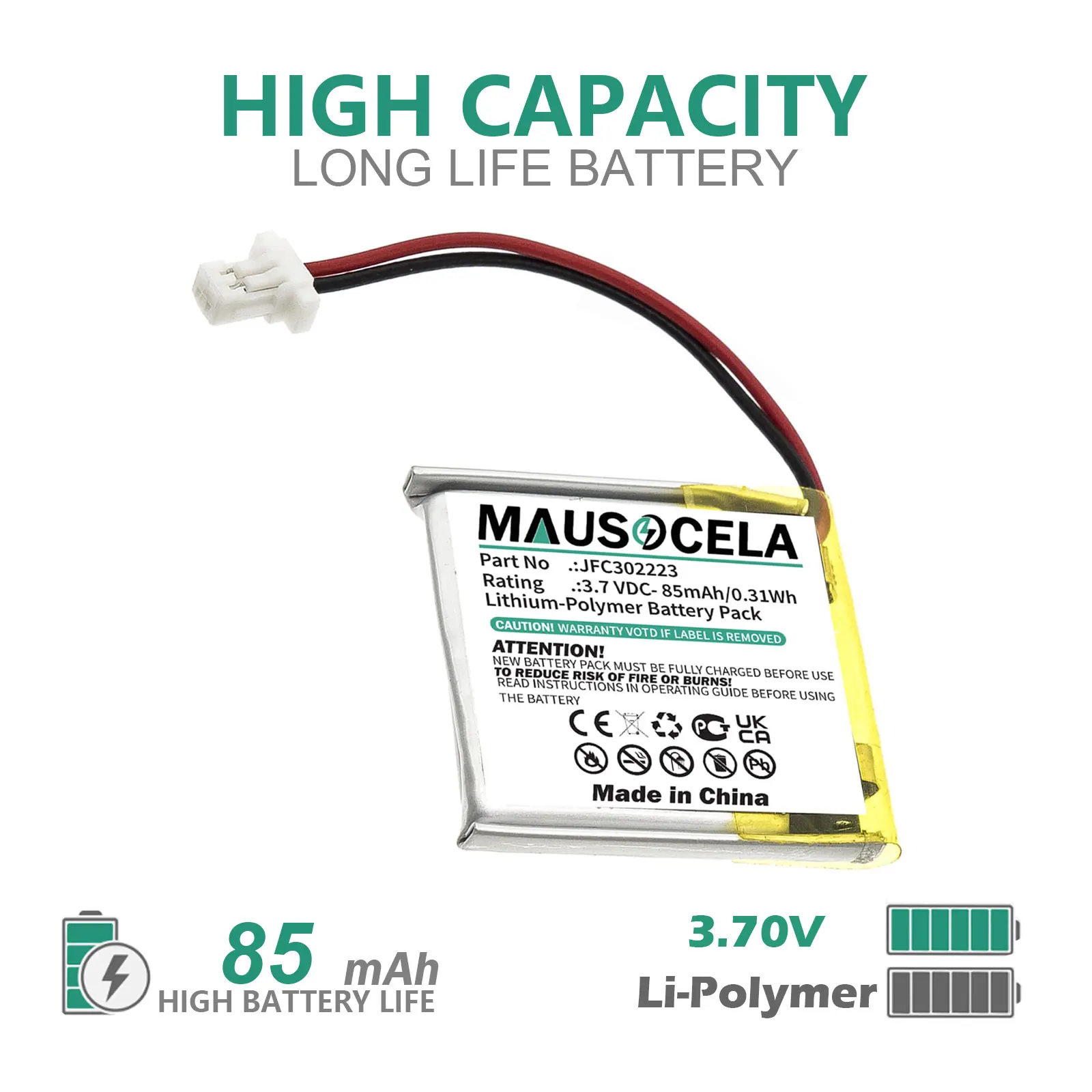 

Remote Start Battery For Clifford:JFC302223,ASRS-7504,7506AS,AS757,7941X,7756X,7756V,3706,4706,7756P,3706V,3806V,4606V,4706V
