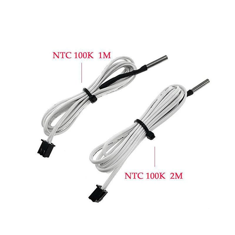 1~100Pcs HT-NTC100K 3D Printer Temperature Measurement Resistor Thermistor Sensor Accessory Hot Head High Temperature 350℃