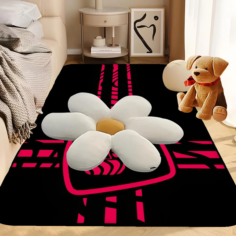 PewDiePie logo Floor Mat Rectangle Anti-slip Home Soft Badmat Front Door Indoor Outdoor Mat Welcome Doormat