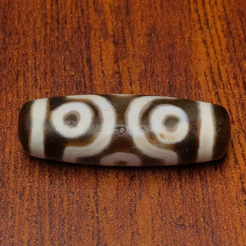 

Ancient Tibetan DZI Beads Old Agate 6 Eye Totem Amulet Pendant