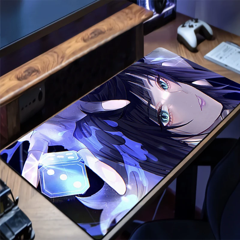 

Anime G-genshin Impact Yelan Mouse Pad Gamer Keyboard Pad Desk Mouse Mat Carpet Rubber Tapis Souris Gaming Notbook PC Mousepad