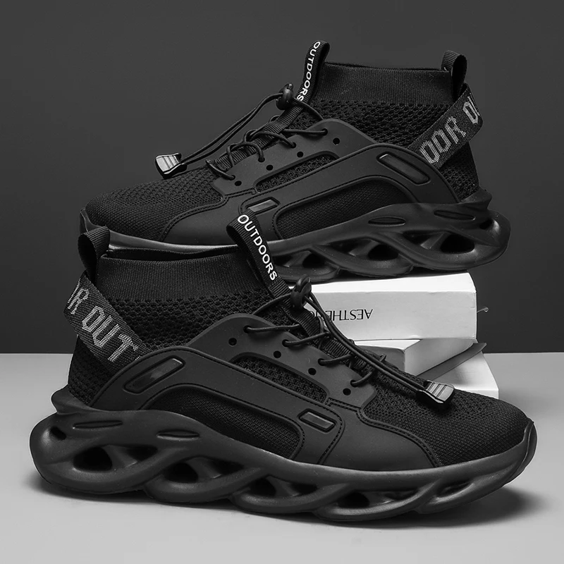 

Men's Lightweight Running Shoes Breathable Comfortable Mens Sneakers Fashionable Minimalist High Top Outdoor Basket Sports Shoes