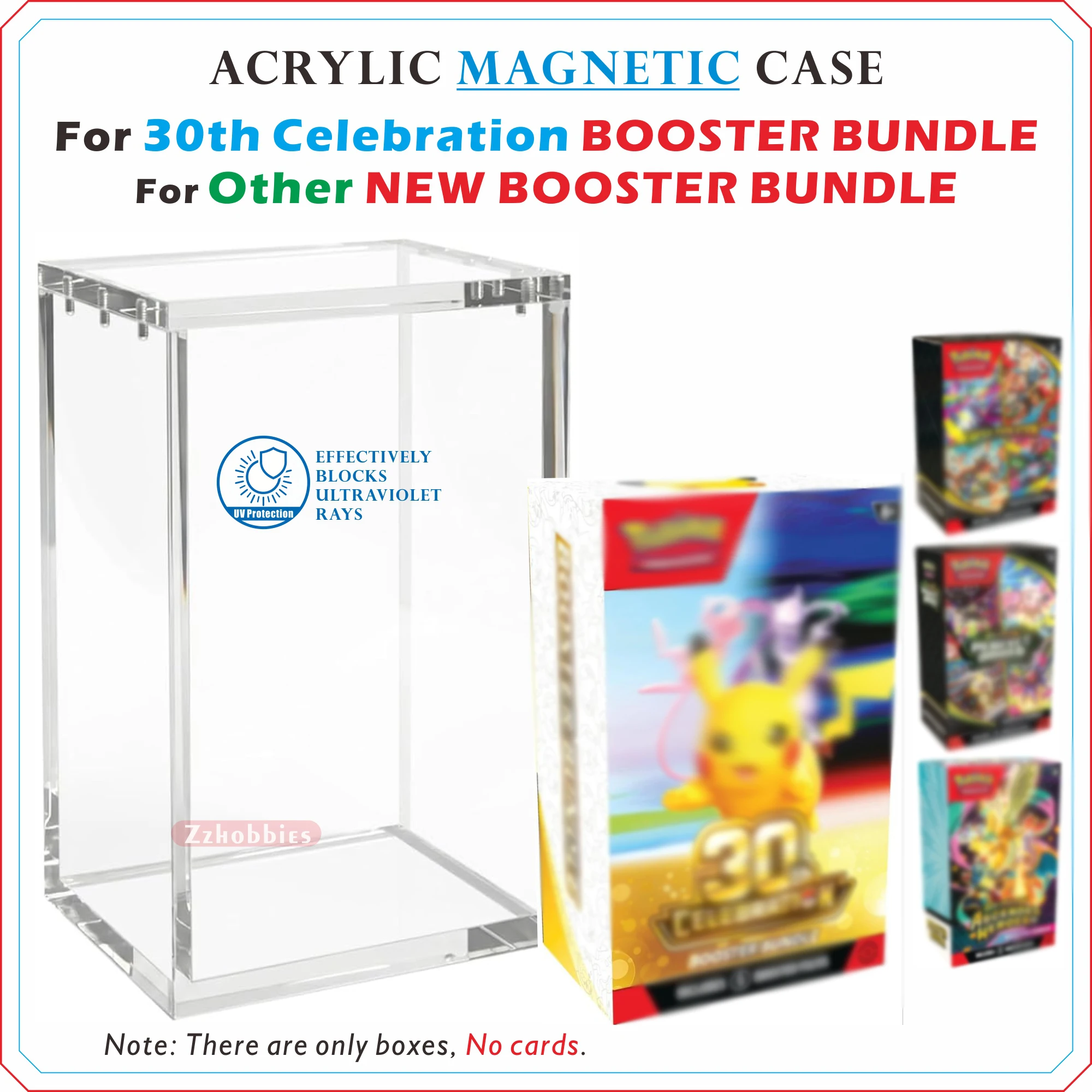 1PCS ACRYLIC MAGNETIC CASE For New Booster Bundle ME2.5/ ME03 (Single Bundle)