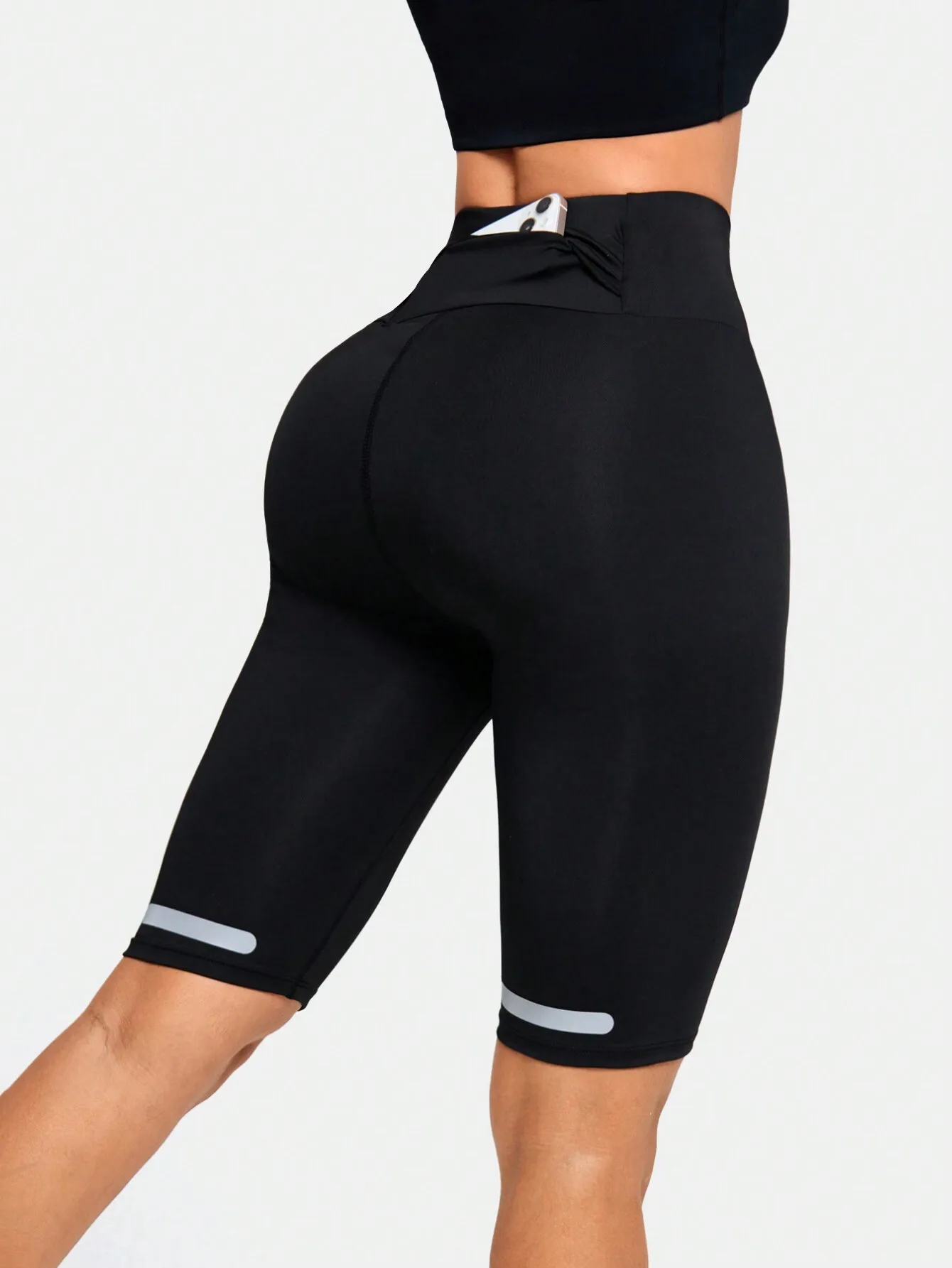 

Exploreva Screen Printed Design Athletic Bermuda ShortsWomen Sweat Short, Gym Short, Biker Short workout shorts women yoga shorts