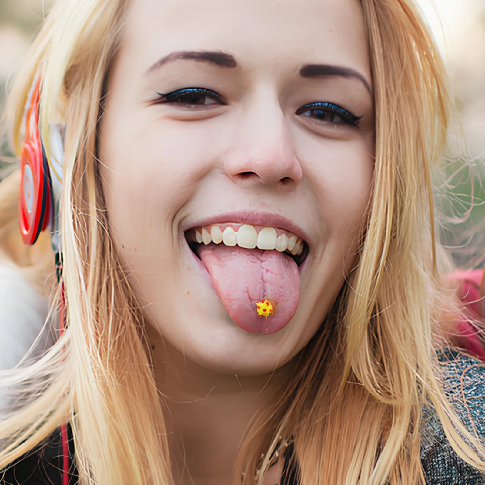 10Pcs Stylish Tongue Studs Decor Fashion Accessory Body Piercing Jewelry Creative Unique Appearance Premium Material Daily Wear