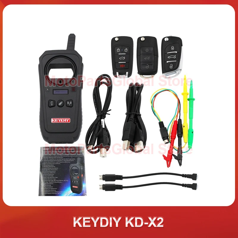 

KEYDIY KD-X2 программатор ключей kdx2 оригинальный KD-X2 пульт дистанционного управления разблокировщик генератор-транспондер клон ID46 ID48 4D 4C 8A чип
