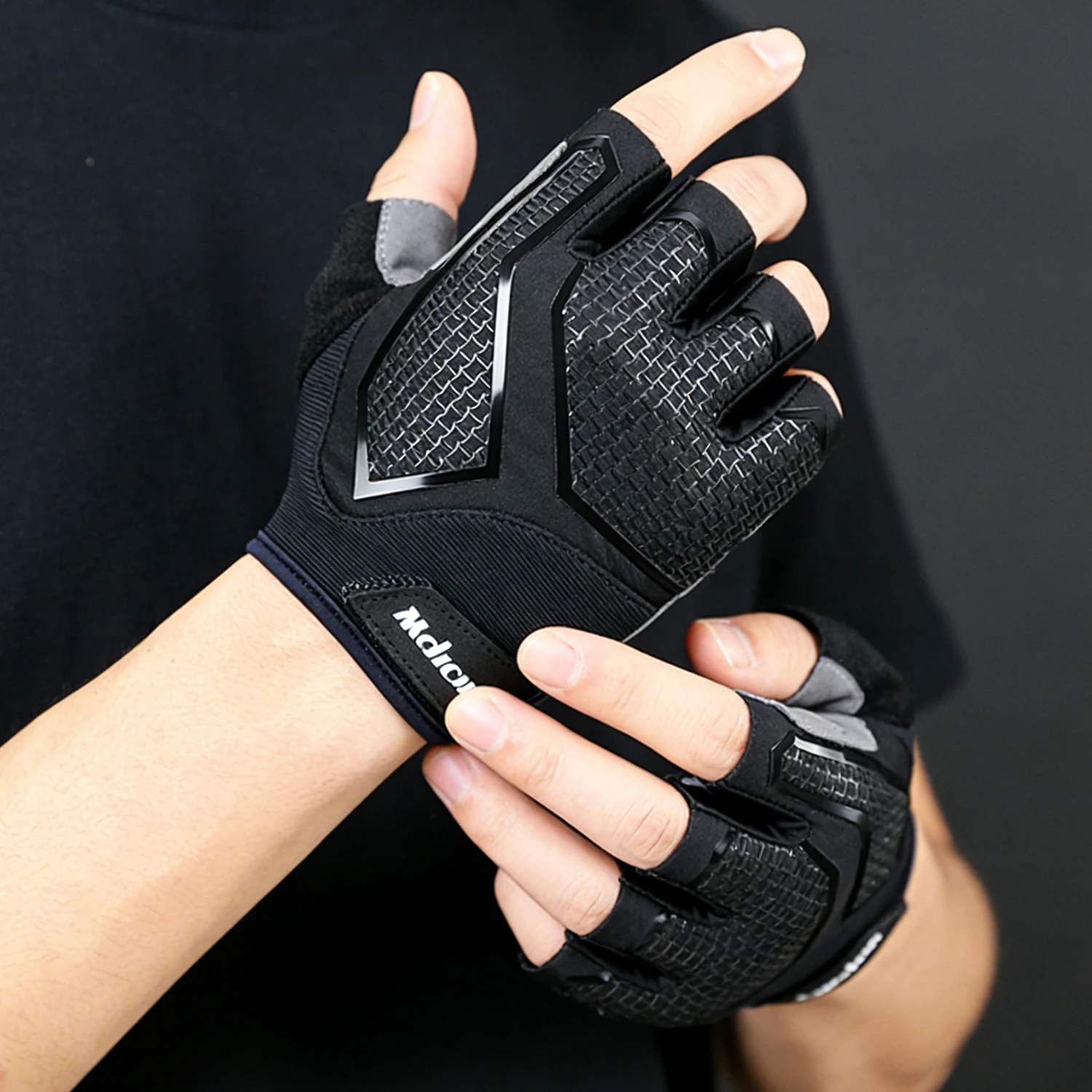 

Новые велосипедные перчатки без пальцев для мужчин и женщин, с жидким силиконом, амортизирующие, дышащие, для спорта и фитнеса