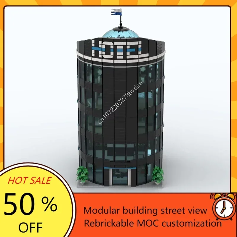 

4834PCS Modular Hotel Club MOC City Street View DIY Bricks Modern Building Block Architecture DIY Education Model Toys Gifts