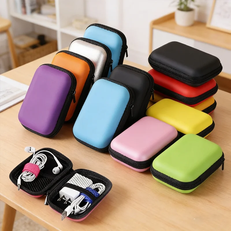Kids Travel Zipper Hard Case for Playing Cards Board Game Cards Storage Package Mini Bag Card Holder for Fan Entertainment Adult