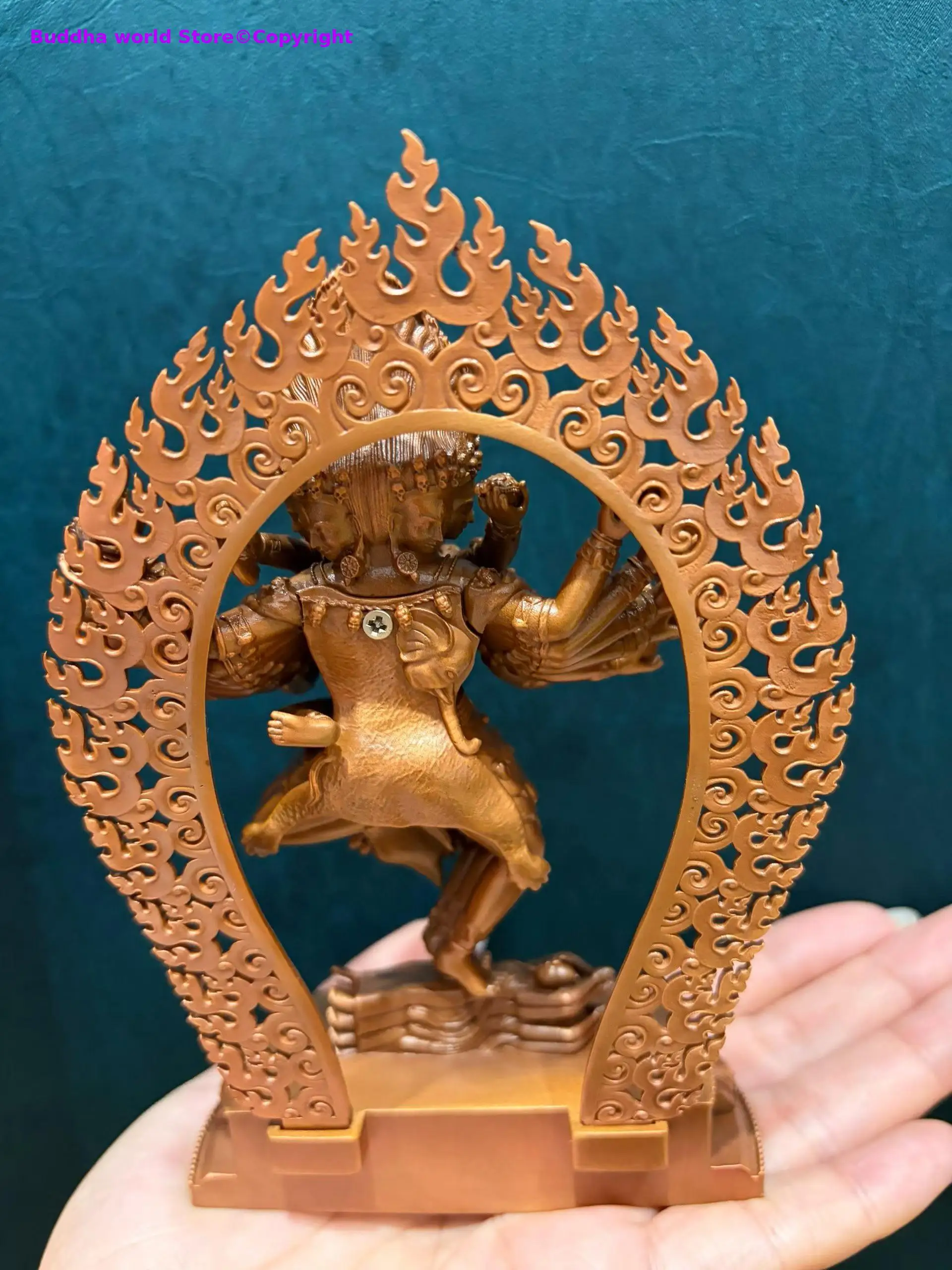 Special offer TOP Exquisite copper carving Buddha Shri Hevajra Garab Dorje Guardian buddha statue Buddhist altar family worship
