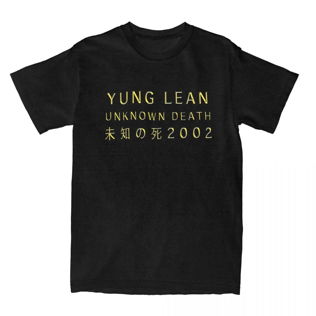 Men Women Yung Lean Unknown Death 2002 T Shirt Album Tour Cotton Clothes Short Sleeve Round Neck Tee Shirt Printing T-Shirts