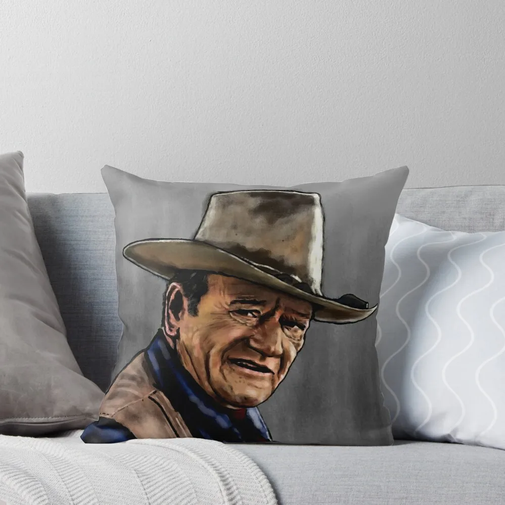 

JOHN WAYNE Throw Pillow Christmas Pillow Covers Plaid Sofa Anime pillow