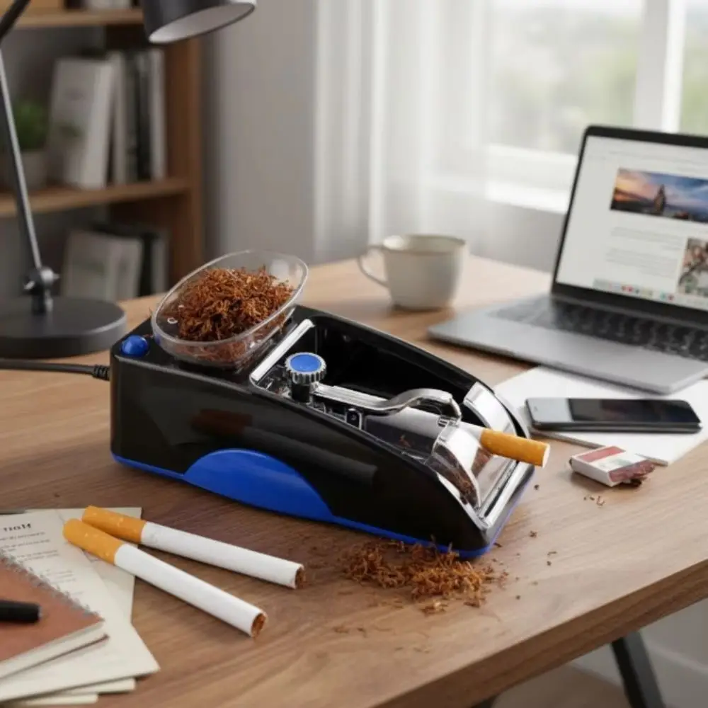 

Small tobacco injector Machine high quality electric Automatic Cigarette machine for 6.5MM 8.0MM Filling Smoking Tools gift