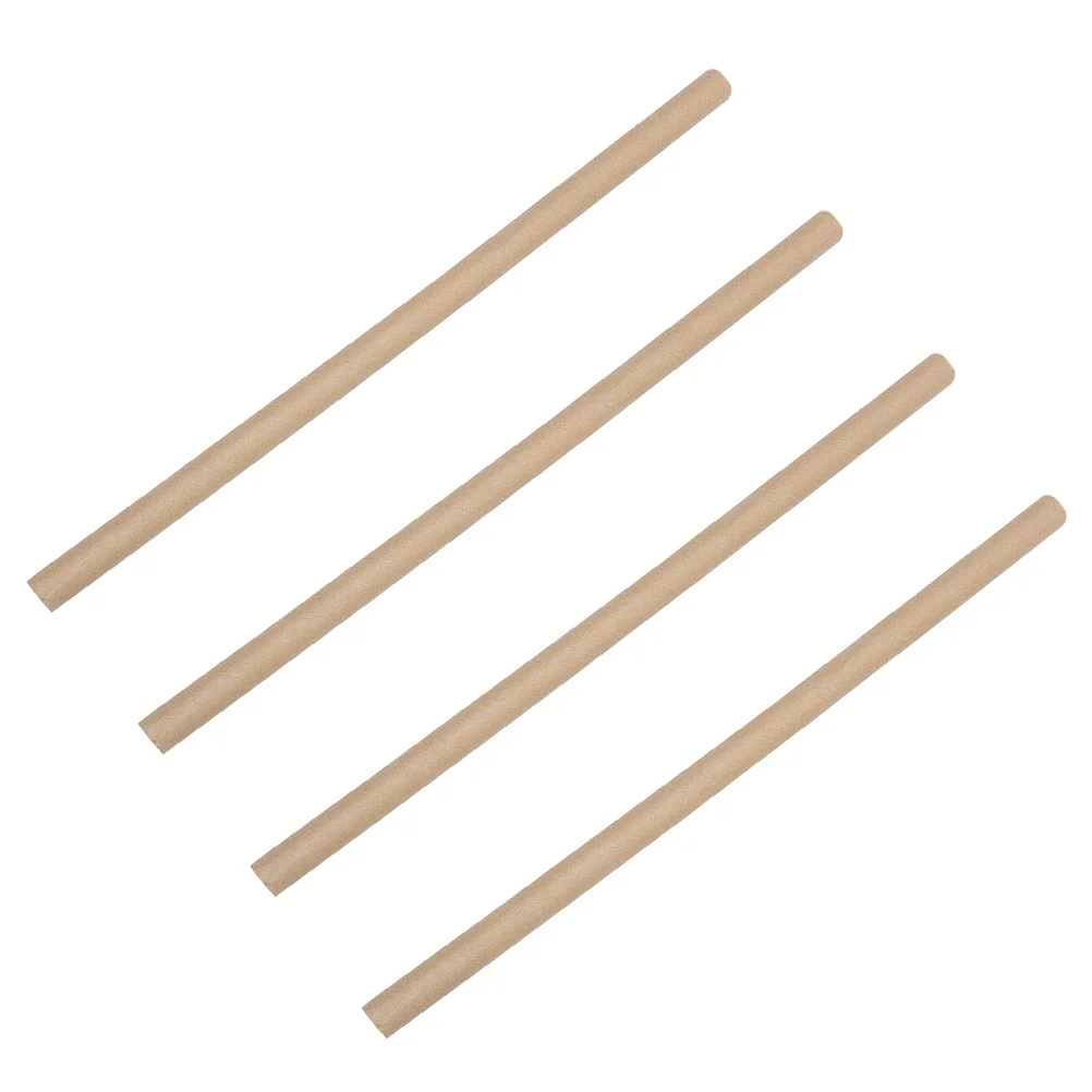 

4pcs Blank Paper Tube For Diy Crafts Thick Cardboard Roll Cylinder Poster Storage Tube Painting Craft Supplies Kids Art Projects