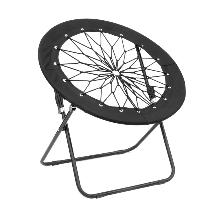 Outdoor folding seat Internet celebrity portable new trend bungee jumping chair camping spring moon chair leisure fun chair