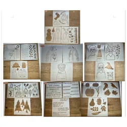 DIY 2024 Hot Sell Stencils Painting Scrapbook Coloring Embossing Album Decorative Paper Card Template  A10000