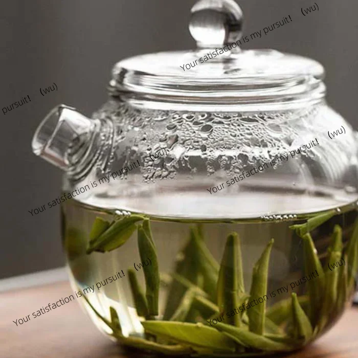 150/250ml Mini Clear Glass Teapot High Borosilicate For Hot Beverages Teapot For One Person Use Kung Fu Tea For Home Office Cafe