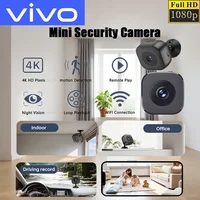 Mini Cámara de Seguridad VIVO Pro 4K FullHD WiFi con Audio Bidireccional, Detección de Movimiento, Visión Nocturna Infrarroja