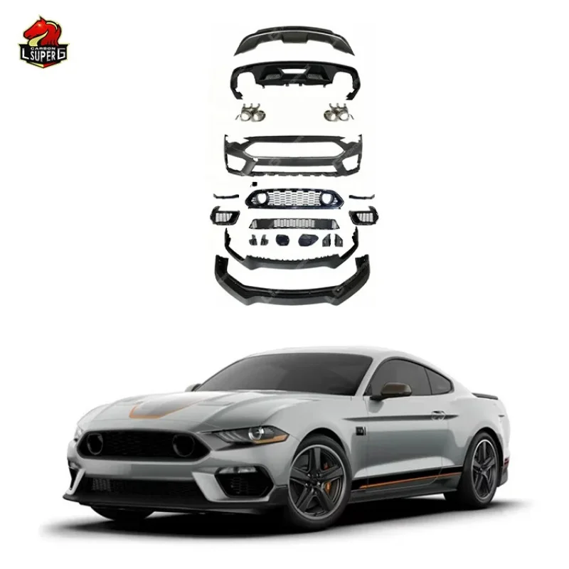 

High Peormance Body Kit for Mustang 18-21 Upgrade to h-1 Front Bumper Rear Bumper Exhaust Bodykit