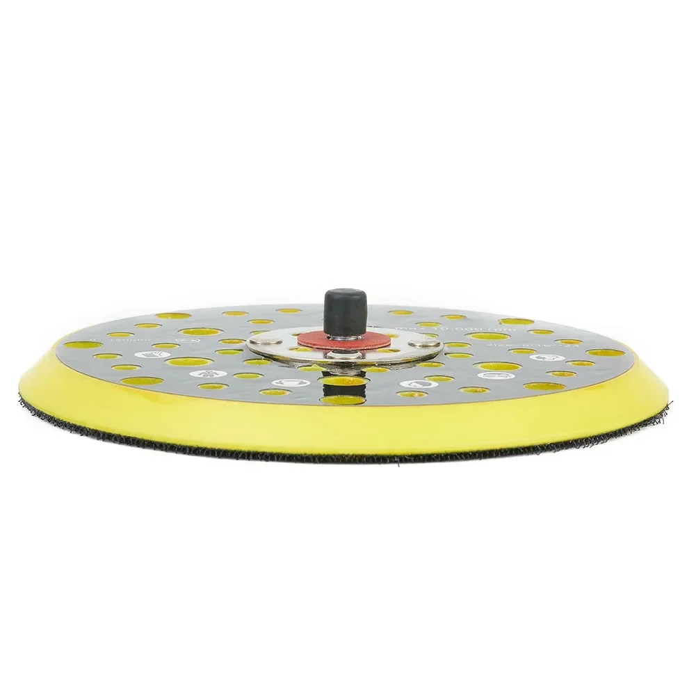 6 Inch 52 Holes Sander Backing Pad Hook & Loop Dust Free Sanding Disc 5/16"-24 Thread For 150mm Sander Backing Pad Accessories