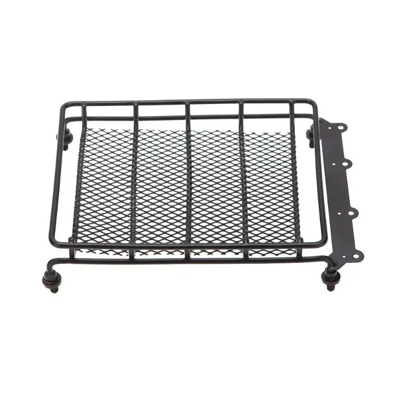 Metal Roof Rack Luggage Carrier for 1/12 Scale RC Cars with LED Light Bar Compatible with TAMIYAMN D90 D91 D96 MN98  Upgrade Pa