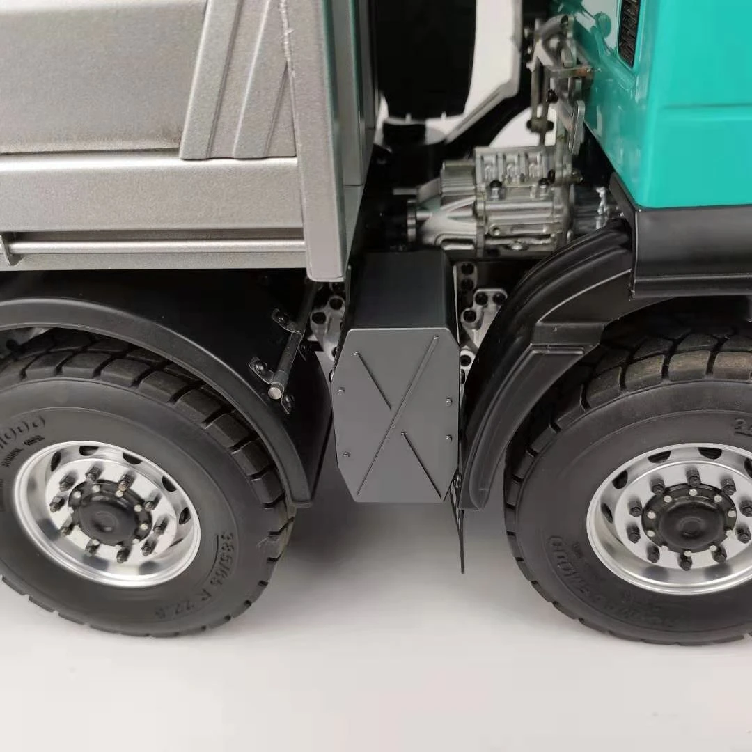 RC 1/14 Metal Exhaust Tank Decoration for Tamiya Hydraulic Excavator Loader Dump Truck for MAN VOLVO Trailer Tipper DIY Parts
