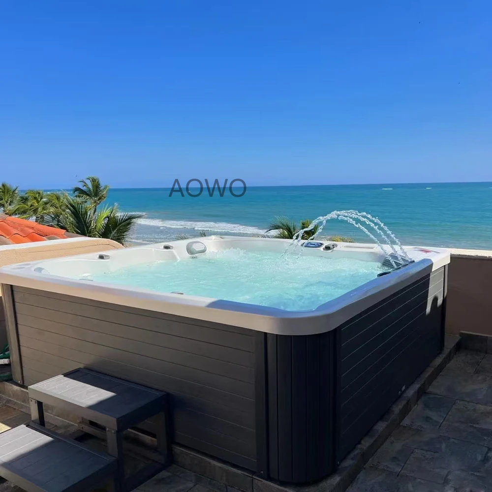 Outdoor Sauna Hot Outdoor Swimming Pool Outdoor Spa People6