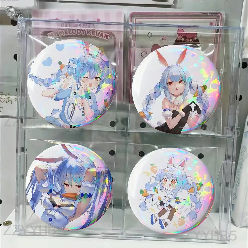 

Usada P-Pekora Cute Enamel Pin Tinplate Round Brooch Badges 58mm 44mm 32mm 75mm 25mm