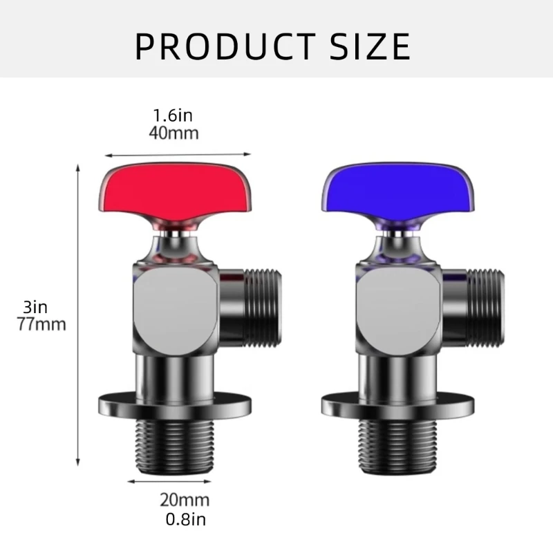 Temperature Endurances Sqaure Valves 1/2inch Switches for Heater Repair Dropship