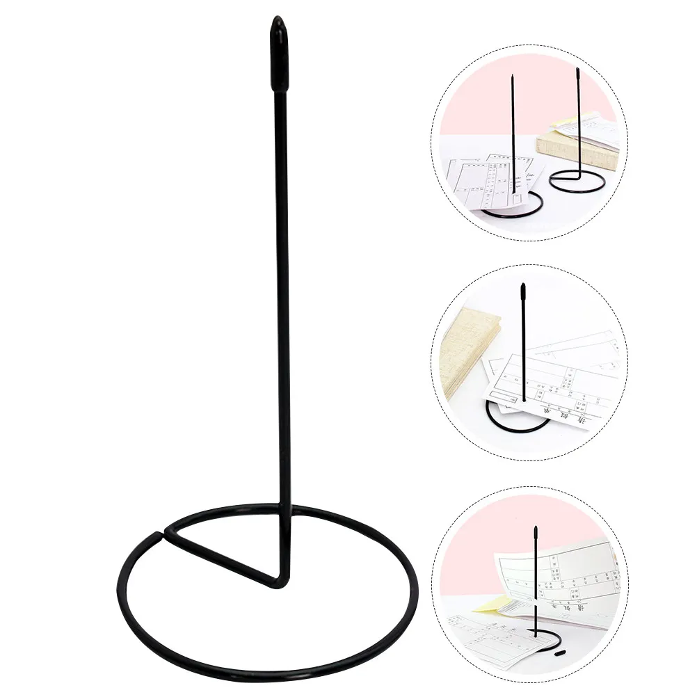 3Pcs Stainless Steel Receipt Spike Receipt Holder Desktop Bill Organizer Stable for Restaurant Office Kitchen Use